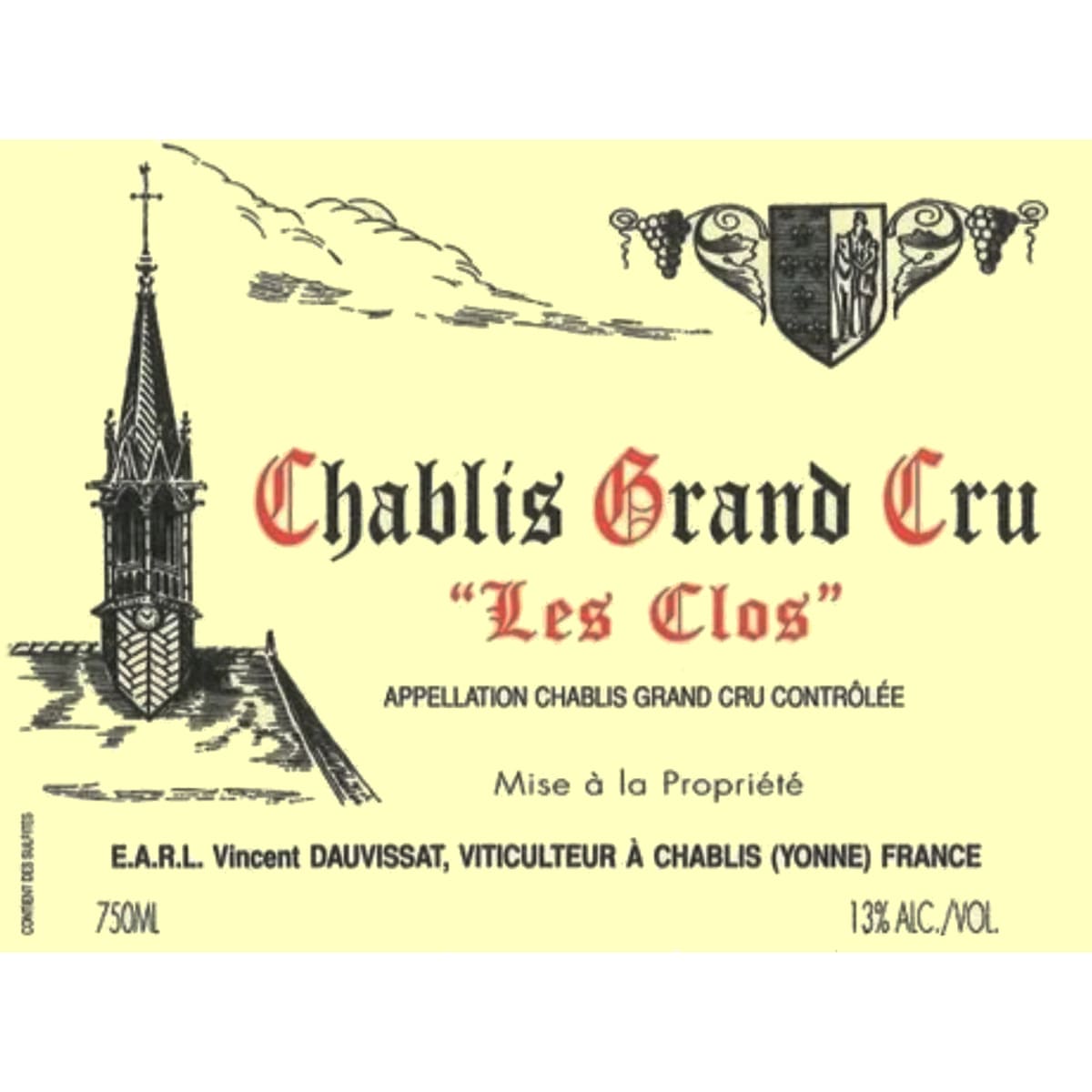 Vincent Dauvissat Chablis Les Clos Grand Cru 2022 | Wine.com