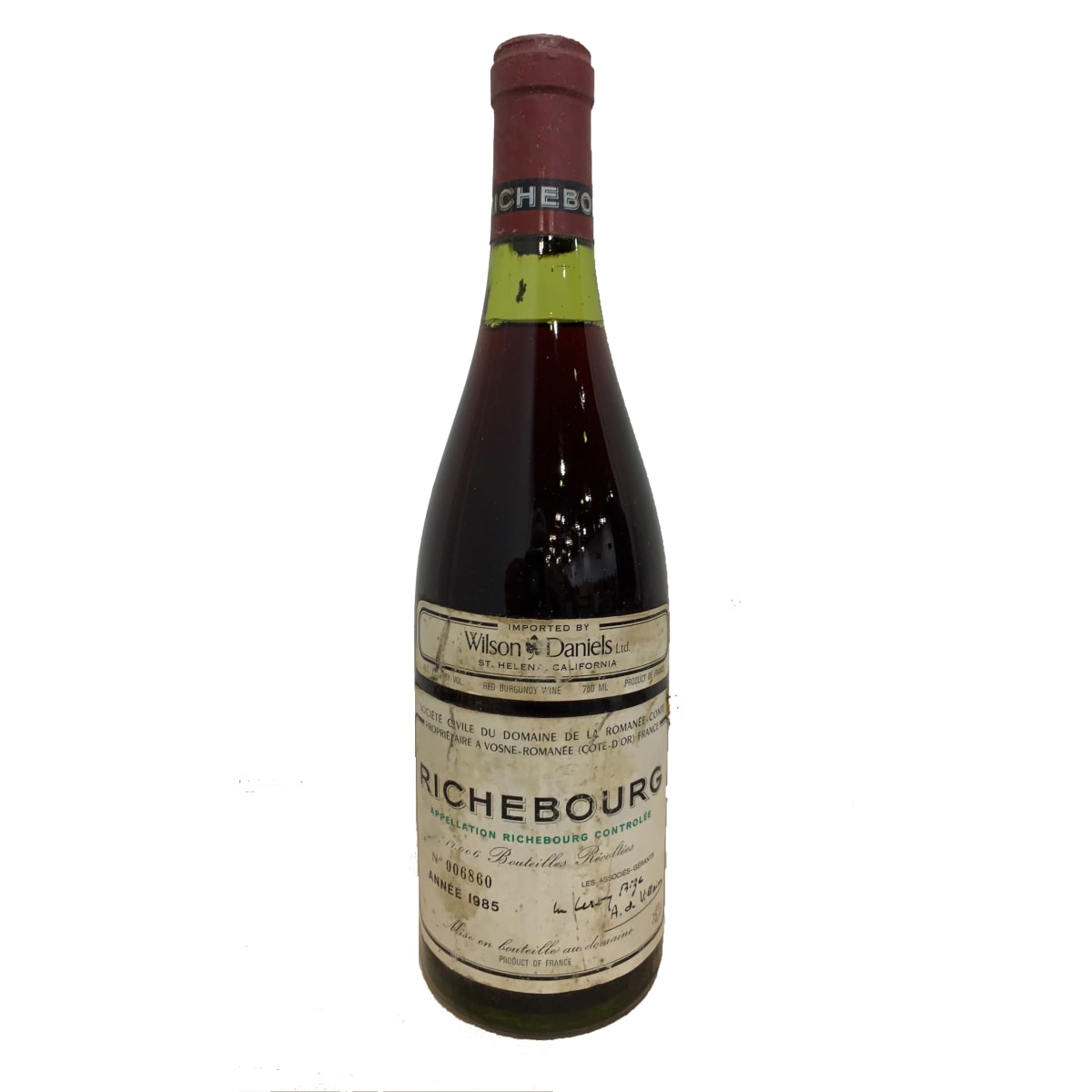 Domaine de la Romanee-Conti Richebourg Grand Cru (bin soiled label