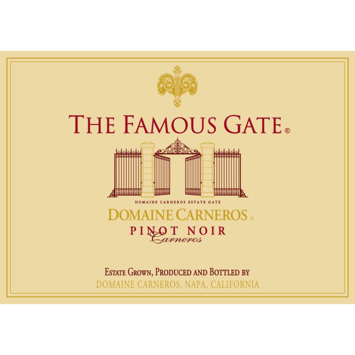 Domaine Carneros The Famous Gate Pinot Noir 2018 | Wine.com
