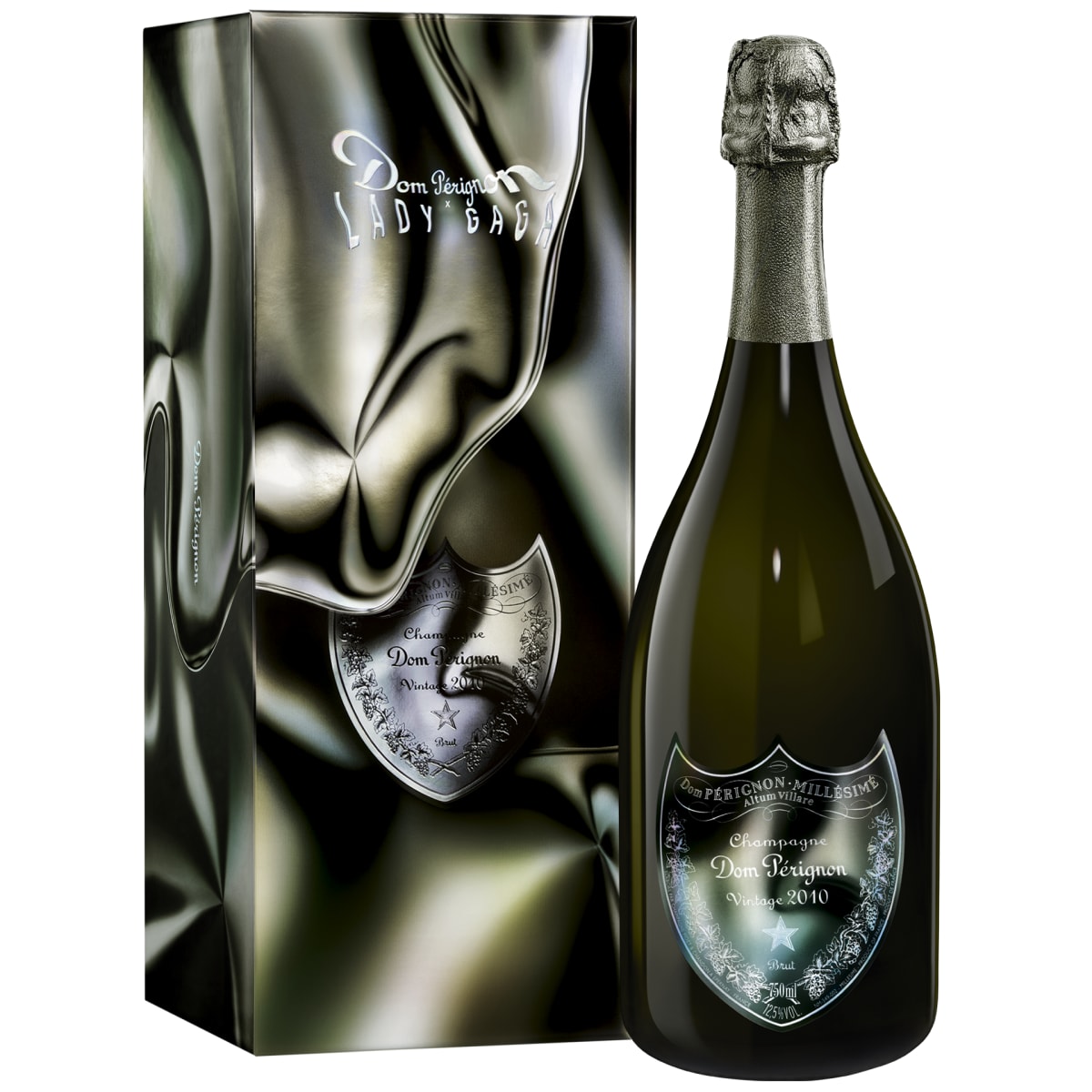 Dom Perignon X Lady Gaga 2010 Vintage with Gift Box 2010 | Wine.com