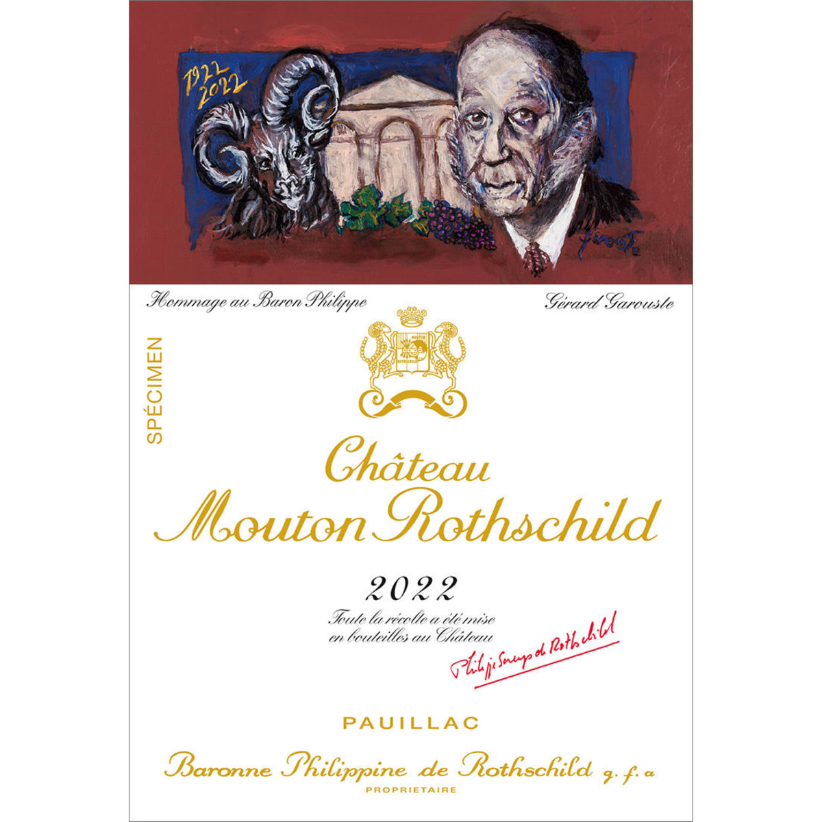 Chateau Mouton Rothschild 2022 | Wine.com