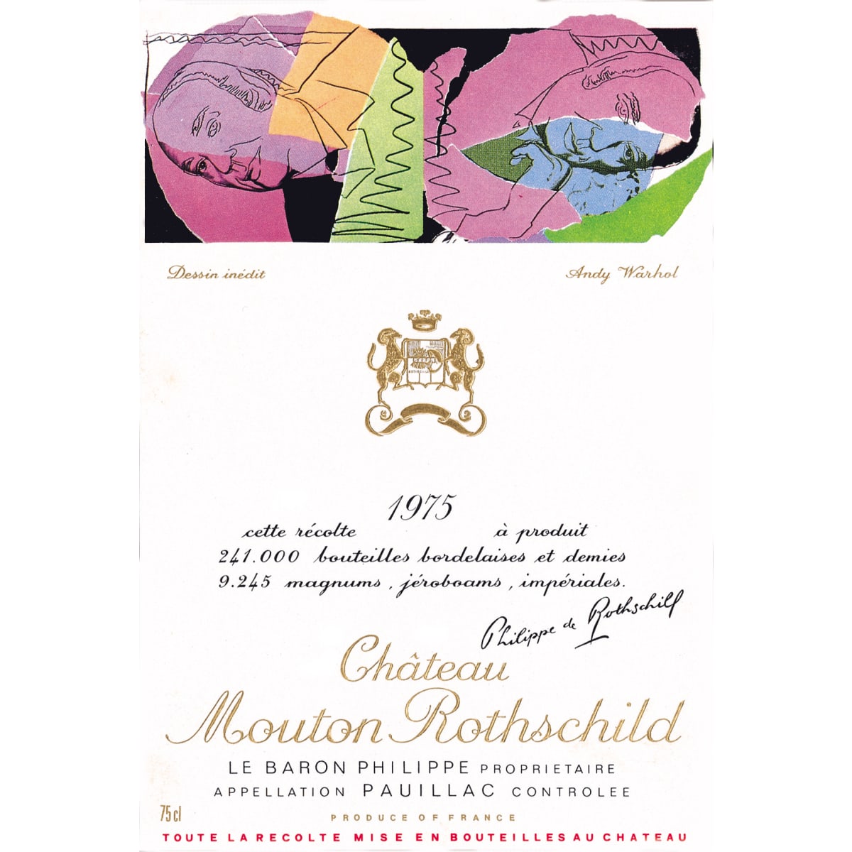 Chateau Mouton Rothschild 1975 | Wine.com