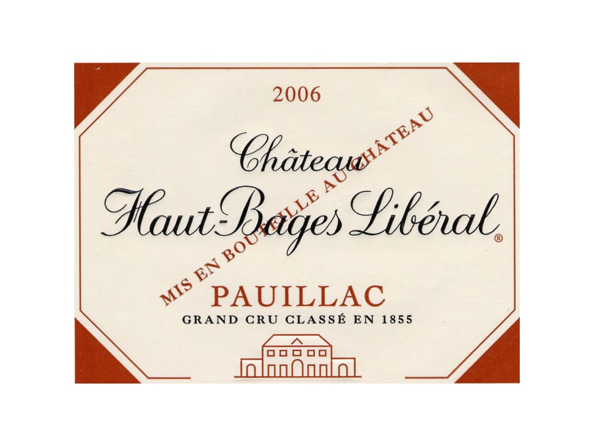 Chateau Haut-Bages Liberal 2006 | Wine.com
