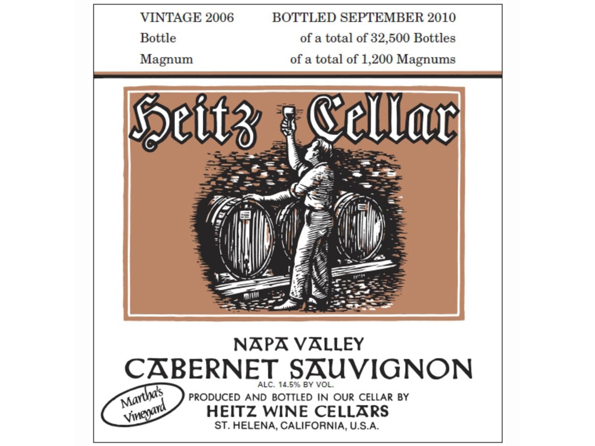 Heitz Cellar Martha's Vineyard Cabernet Sauvignon 2006 | Wine.com