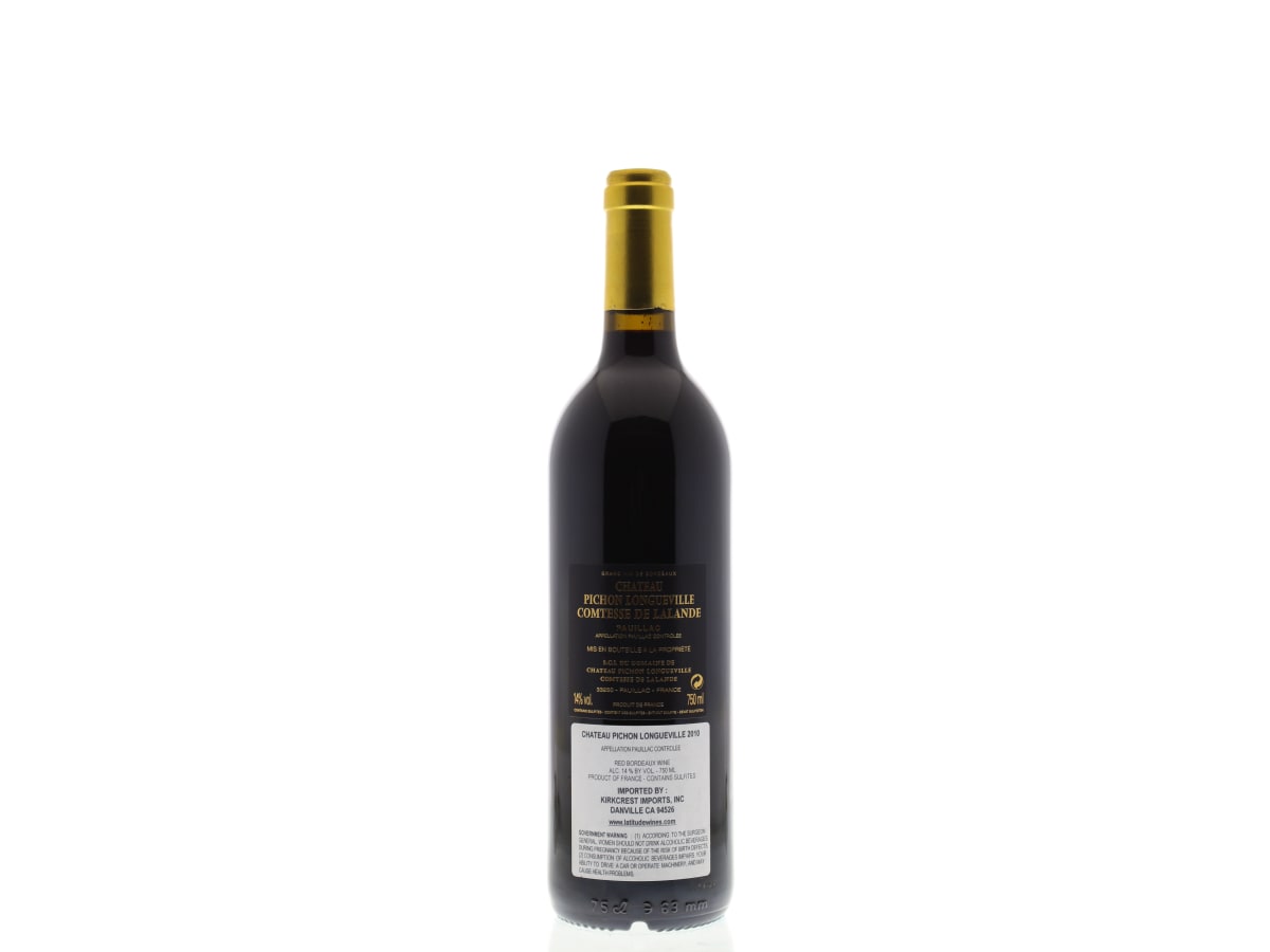 Chateau Pichon Longueville Comtesse de Lalande 2010 | Wine.com