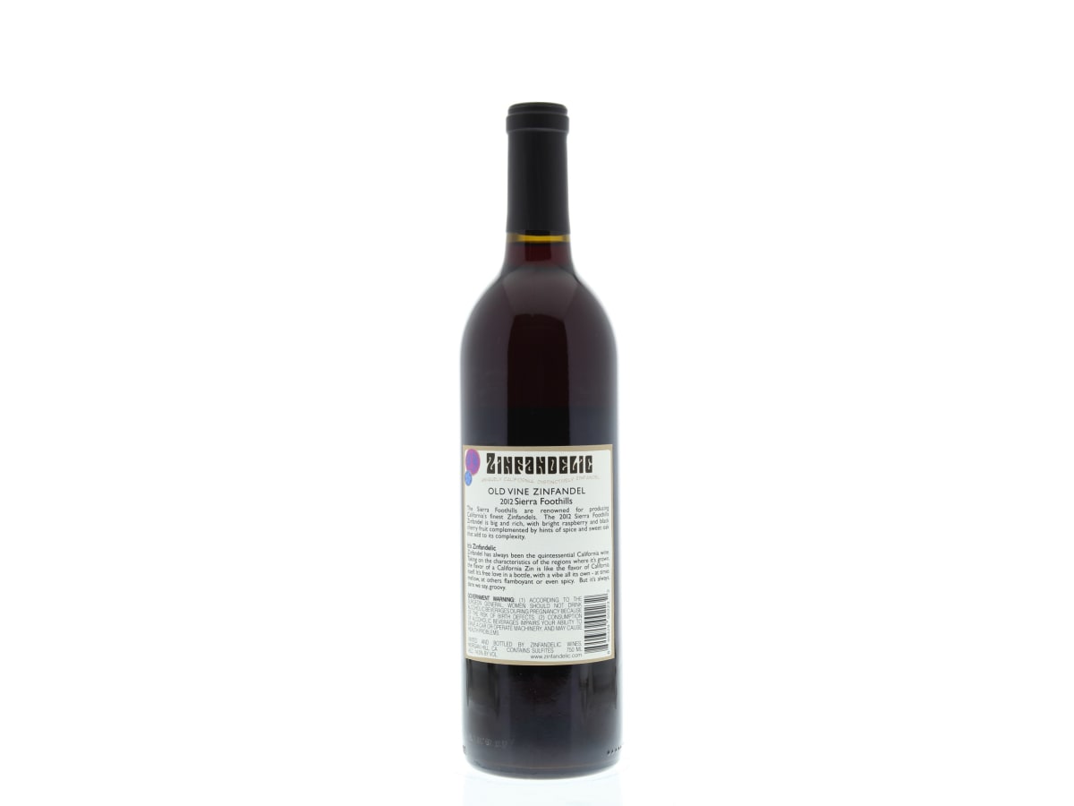 Zinfandelic Sierra Foothills Old Vine Zinfandel 2012 | Wine.com