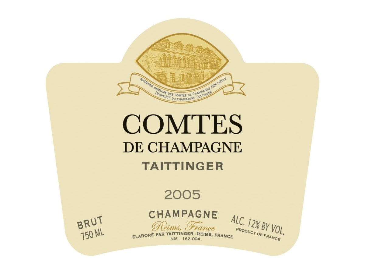 Taittinger Comtes de Champagne Blanc de Blancs Grands Crus 2005
