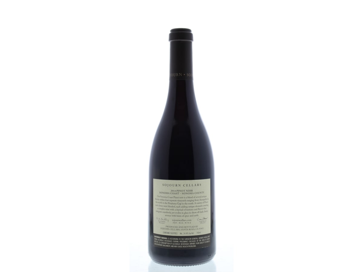 Sojourn Sonoma Coast Pinot Noir 2014 | Wine.com