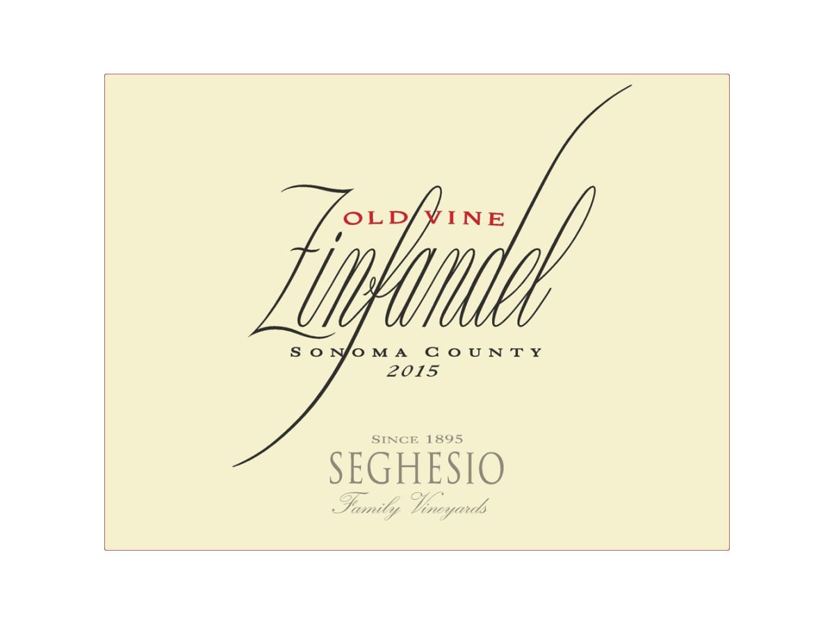 Seghesio Old Vine Zinfandel 2015 | Wine.com