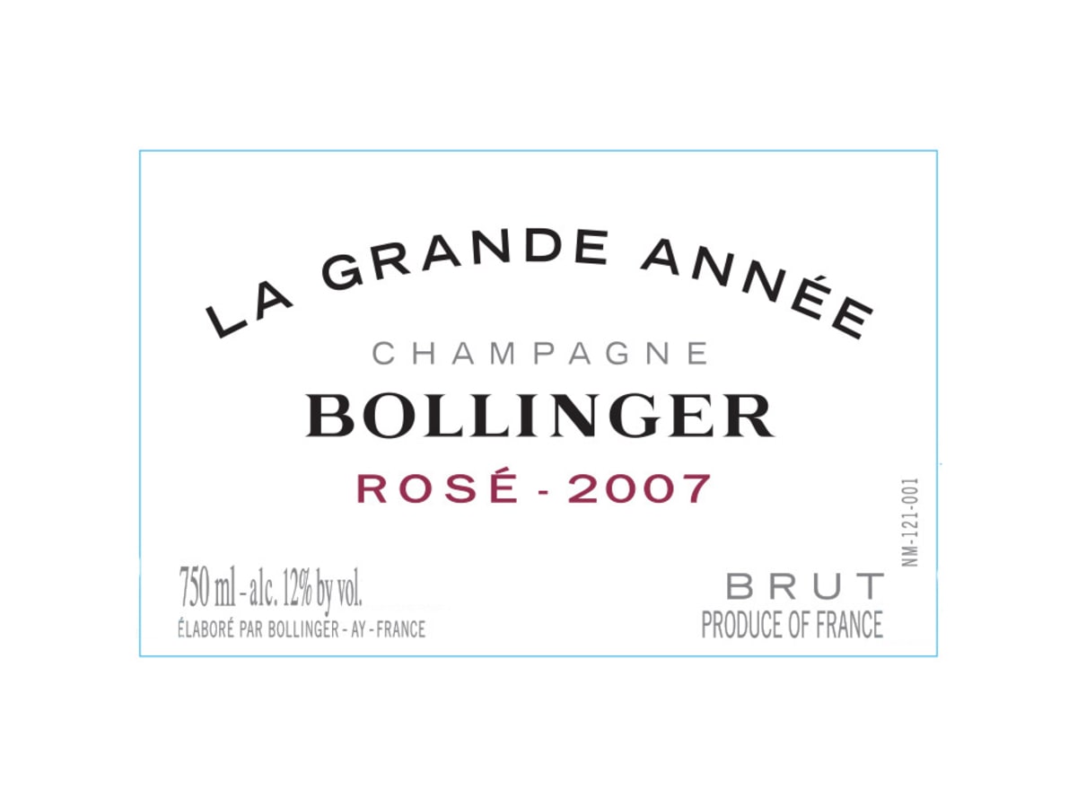 Bollinger La Grande Annee Brut Rose 2007 | Wine.com