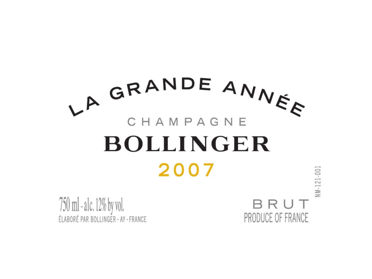 Bollinger La Grande Annee Brut 2007 | Wine.com