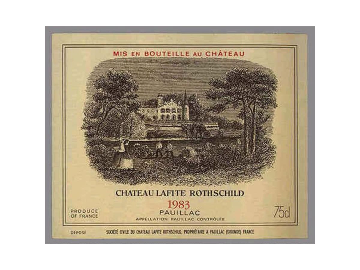 Chateau Lafite Rothschild 1983 | Wine.com