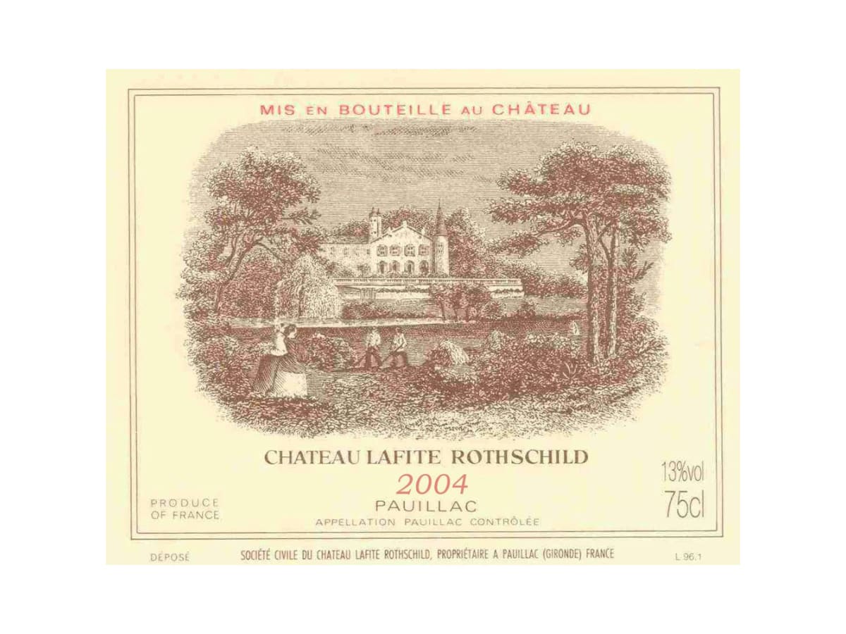 Chateau Lafite Rothschild 2004 | Wine.com