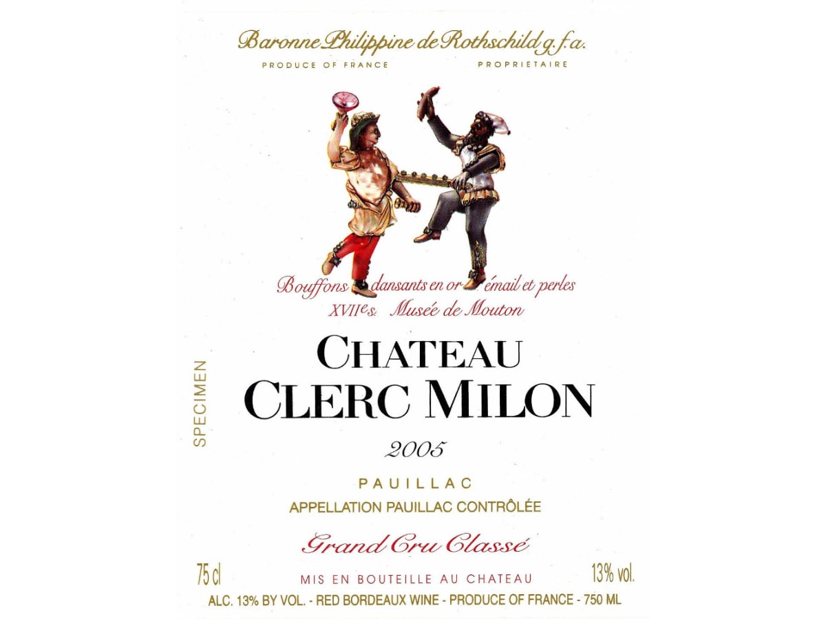 Chateau Clerc Milon 2005 | Wine.com