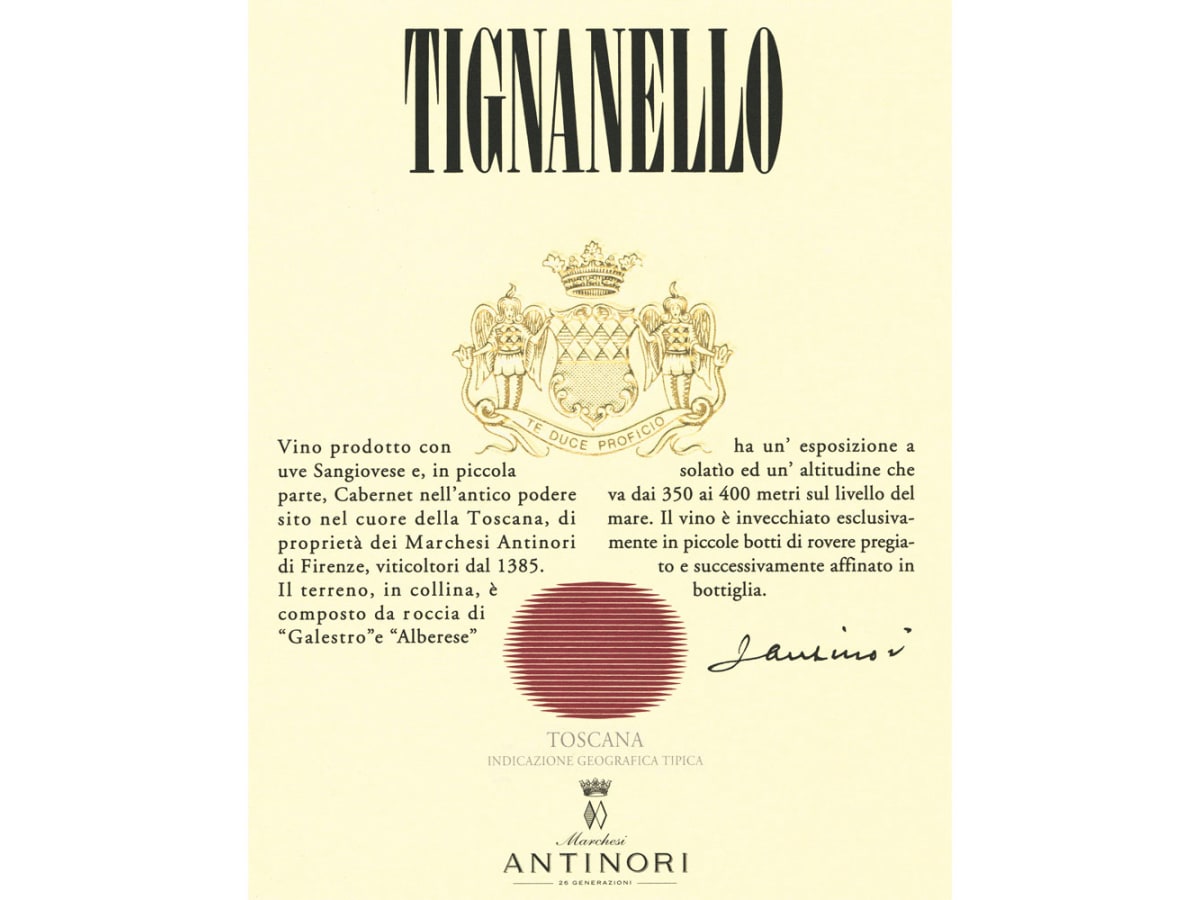 Marchesi Antinori Tignanello 2016 | Wine.com