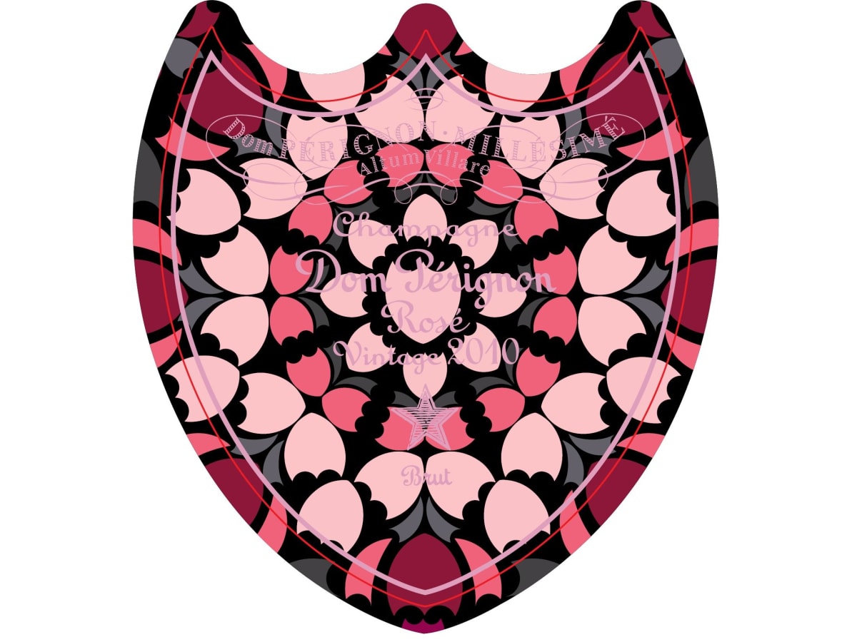 Dom Perignon Rose Limited Edition Gift Box by Damien Hirst 2010