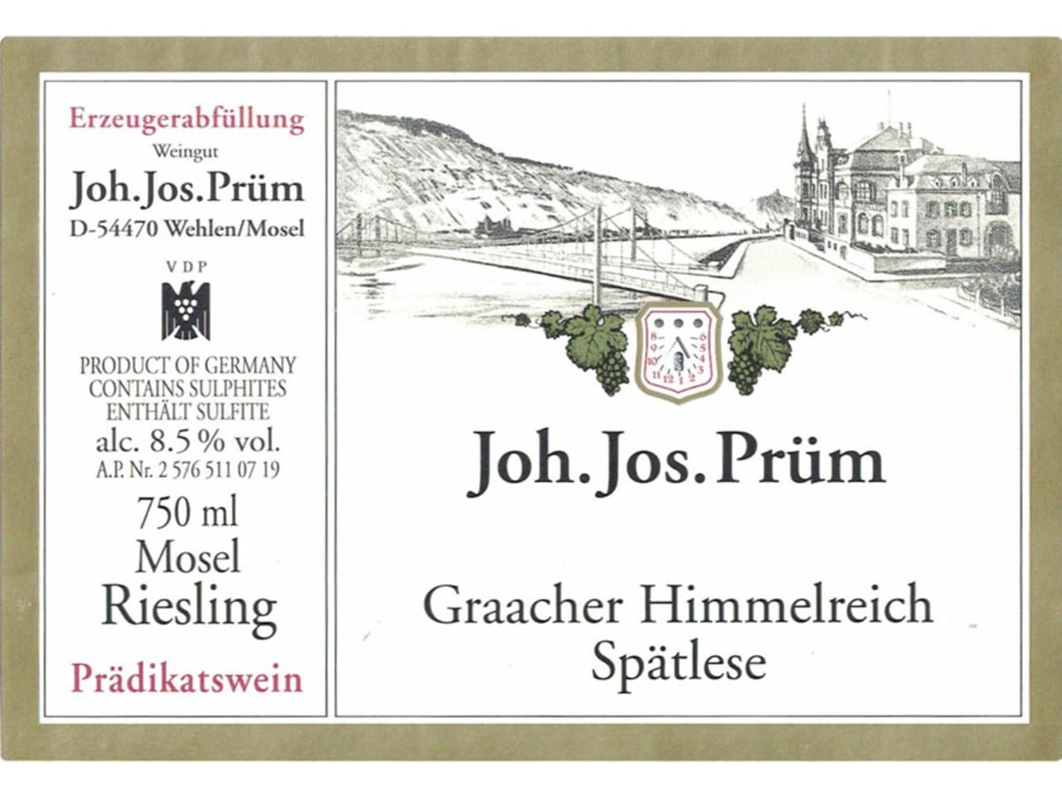 Joh. Jos. Prüm Graacher Himmelreich Riesling Spatlese 2024 | Wine.com