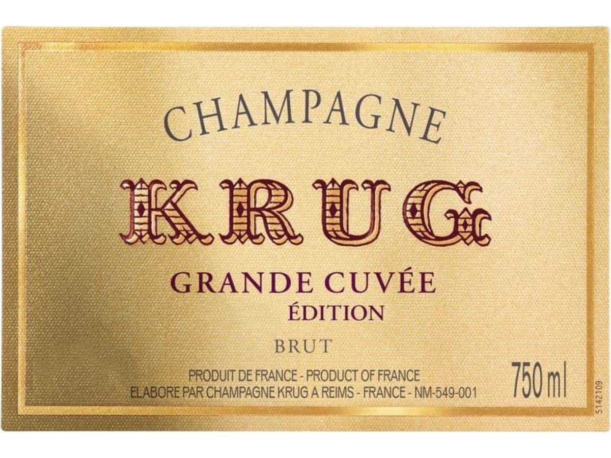 Krug Grande Cuvee Brut with Gift Box (172nd Edition) | Wine.com
