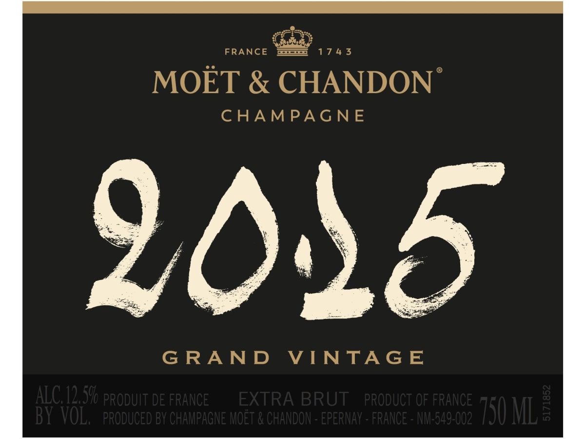 Moet & Chandon Grand Vintage Extra Brut 2015 | Wine.com