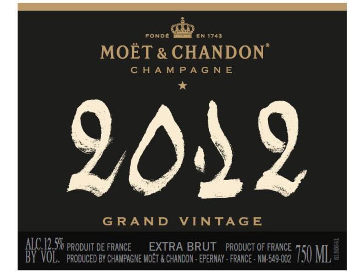 Moet & Chandon Grand Vintage Extra Brut 2012 | Wine.com