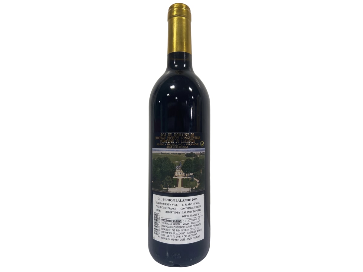 Chateau Pichon Longueville Comtesse de Lalande (scuffed labels