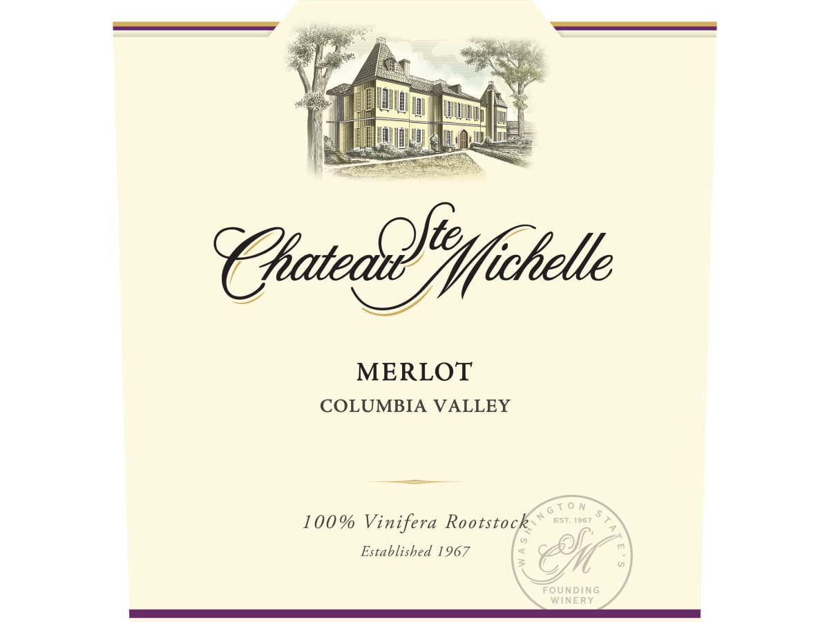 Chateau Ste. Michelle Columbia Valley Merlot 2016 | Wine.com