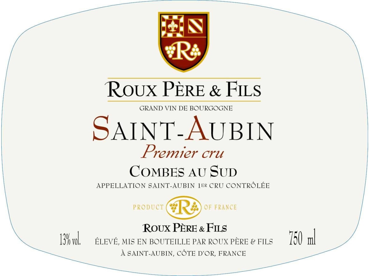 Domaine Roux Pere & Fils St-Aubin Combes au Sud Premier Cru 2023
