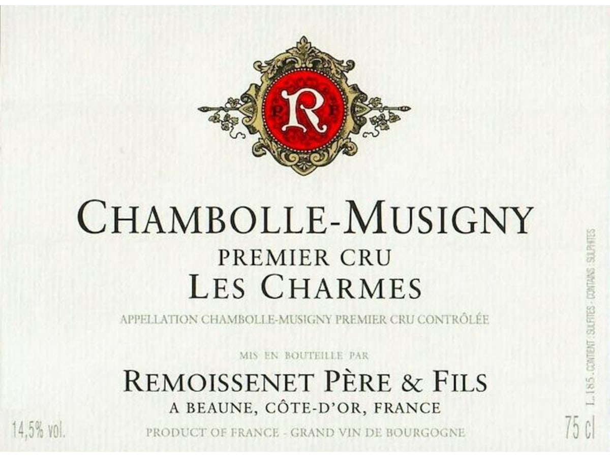 Remoissenet Chambolle-Musigny Charmes Premier Cru 2023 | Wine.com