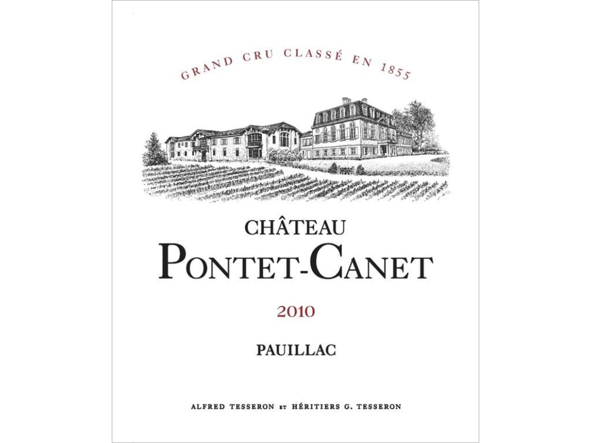 Chateau Pontet-Canet 2010 | Wine.com