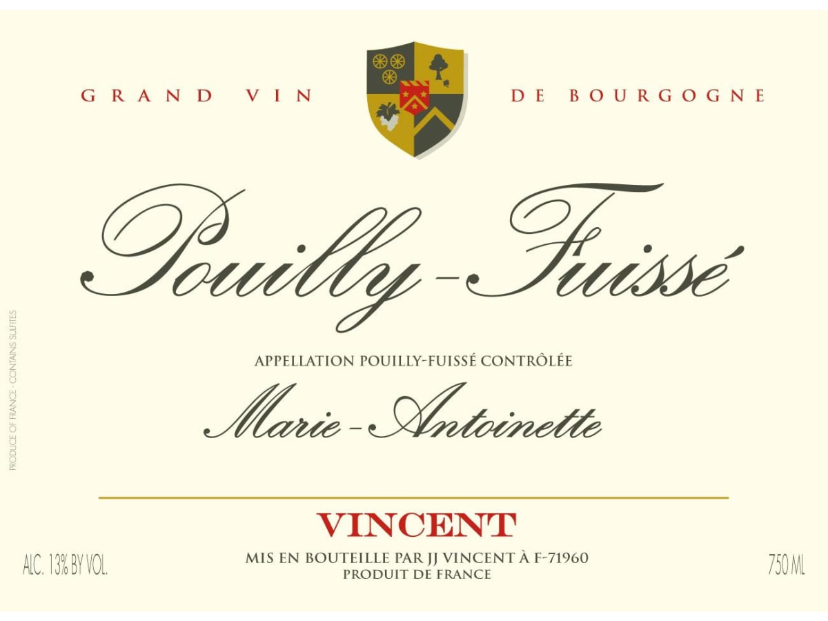 Famille Vincent Pouilly-Fuisse Marie-Antoinette 2020 | Wine.com