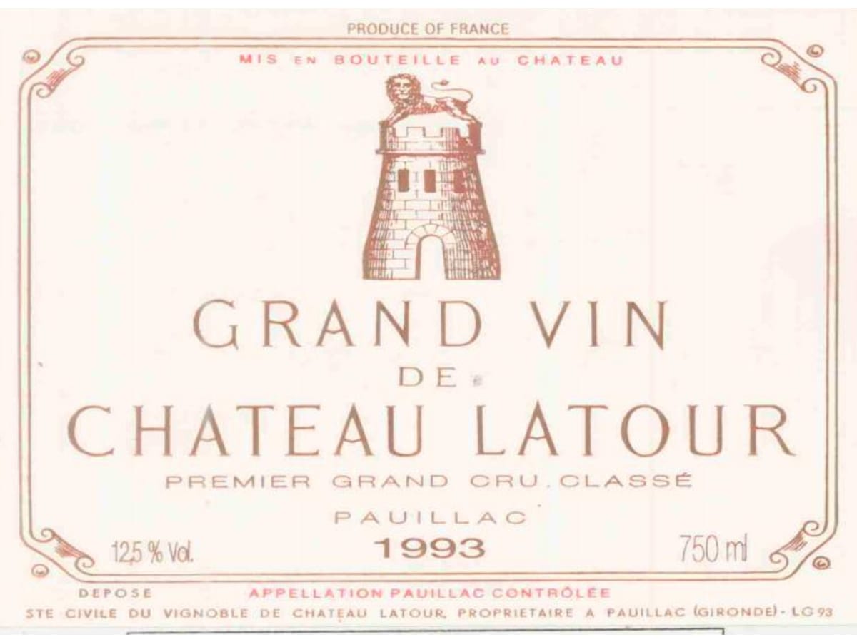 Chateau Latour 1993 | Wine.com