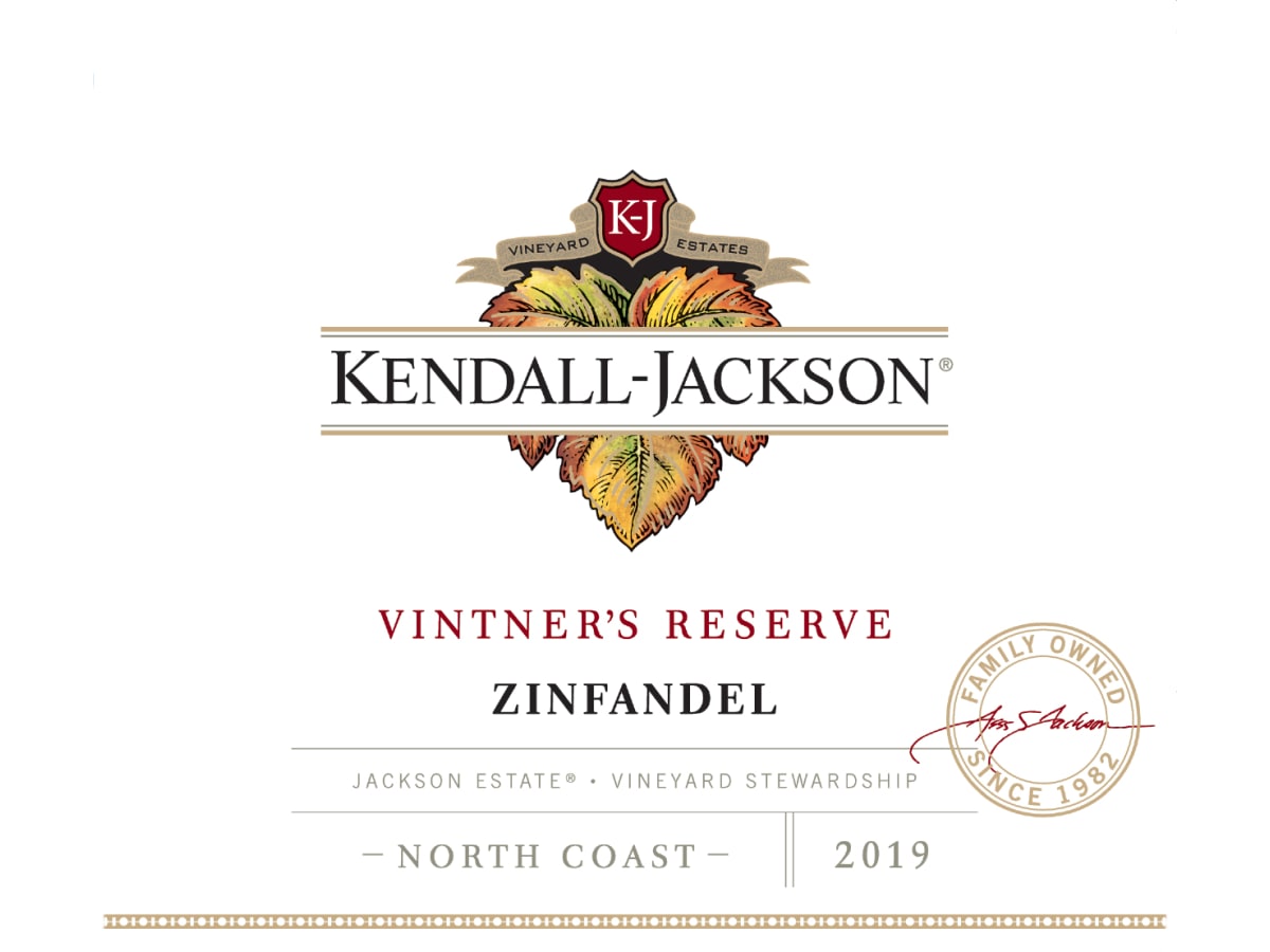 Kendall-Jackson Vintner's Reserve Zinfandel 2019 | Wine.com