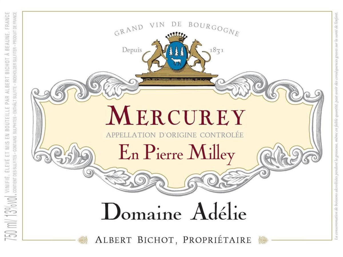 Albert Bichot Mercurey En Pierre Milley Domaine Adelie 2020 | Wine.com
