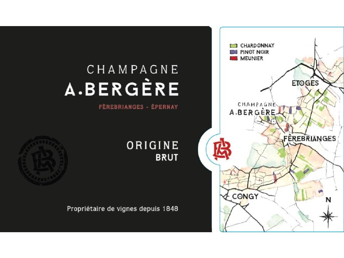 Champagne A. Bergere Brut Origine | Wine.com