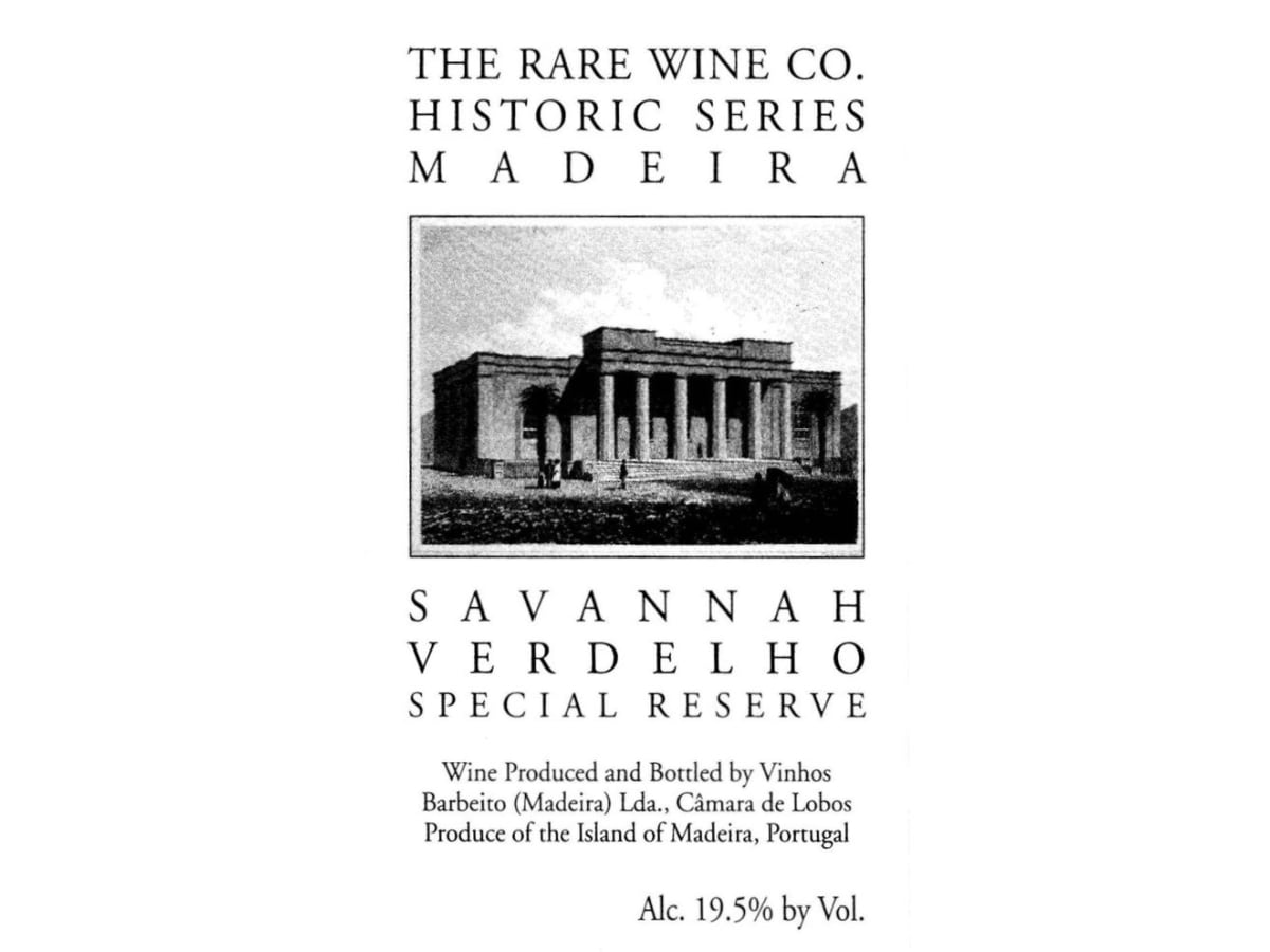 Rare Wine Co. Savannah Verdelho Special Reserve Madeira | Wine.com