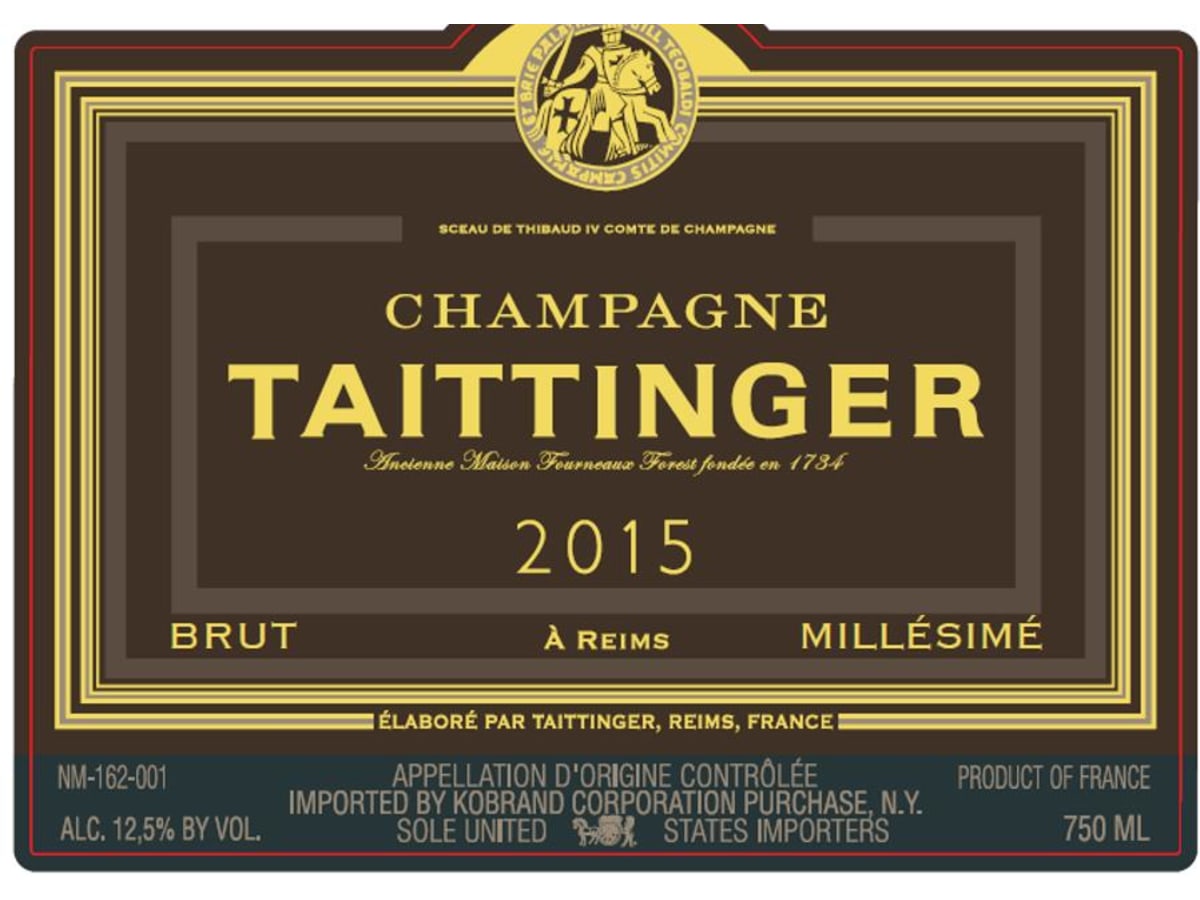 Taittinger Brut Millesime 2015 | Wine.com
