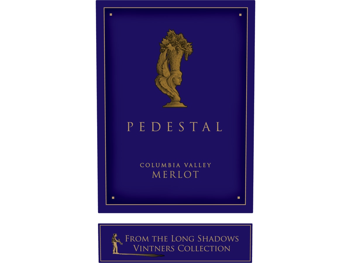ロウルサンコさんラベル付き＆☆PH-BLACK(semi short)ss27 Long Shadows Vintners Pedestal Merlot 2019 | Wine.com