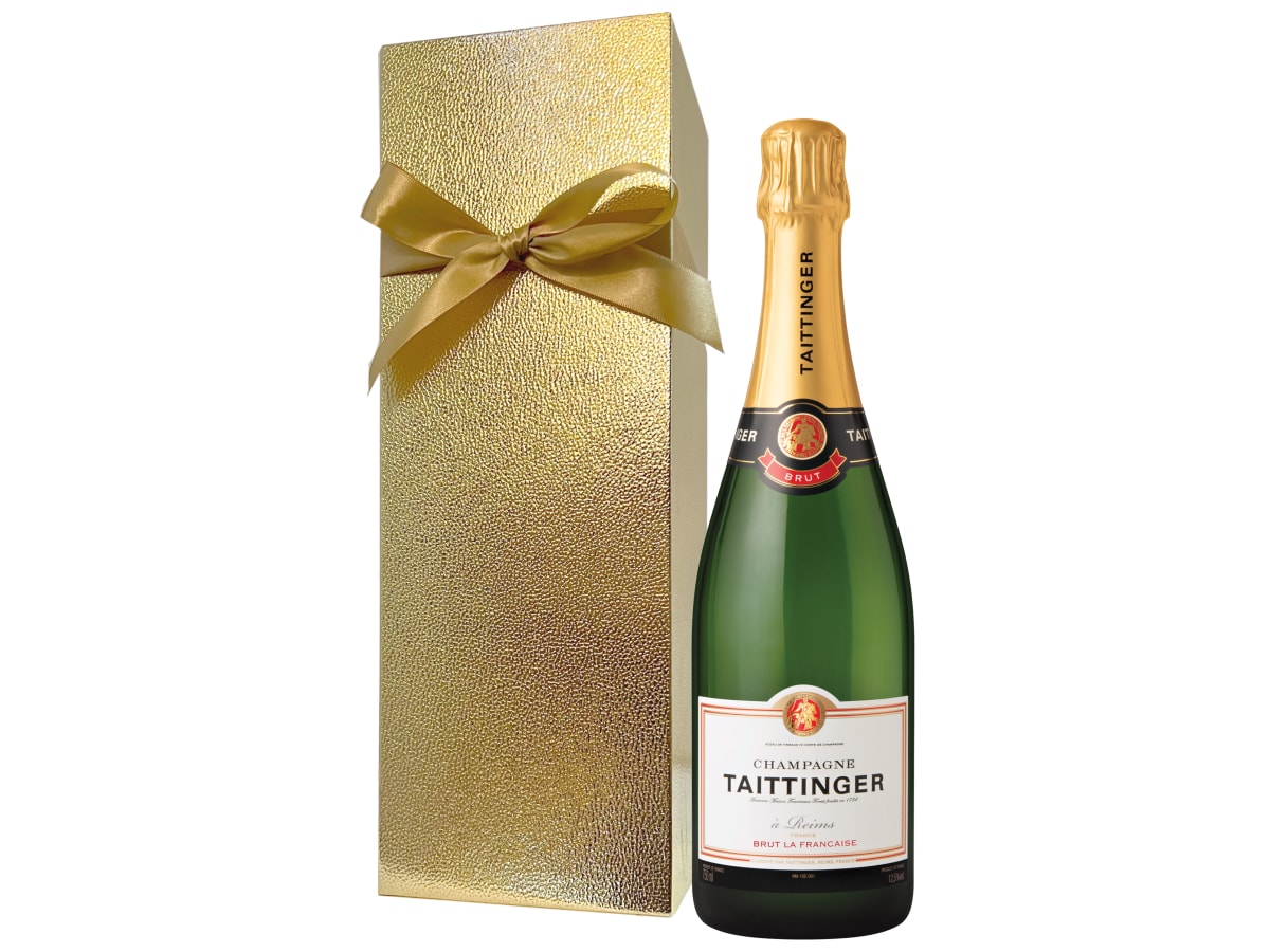Taittinger Brut La Francaise with Gold Gift Box | Wine.com