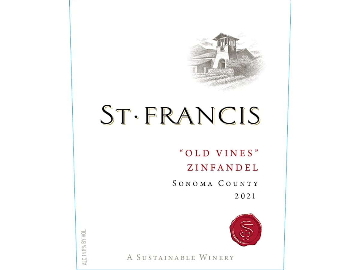 St. Francis Old Vines Zinfandel 2021 | Wine.com