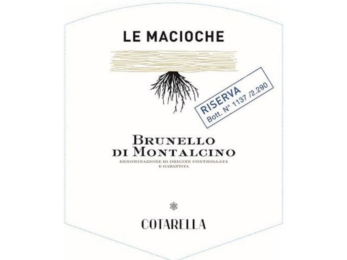 Famiglia Cotarella Le Macioche Brunello di Montalcino Riserva 2016