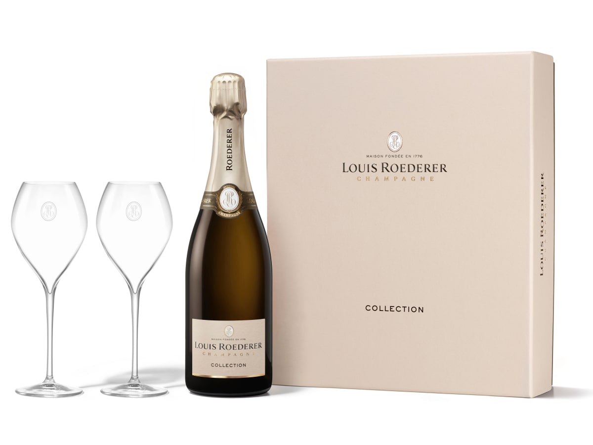 LOUIS ROEDERER COLLECTION 246 2本セット Louis Roederer Collection 246 Champagne Gift Boxed with 2 Glasses