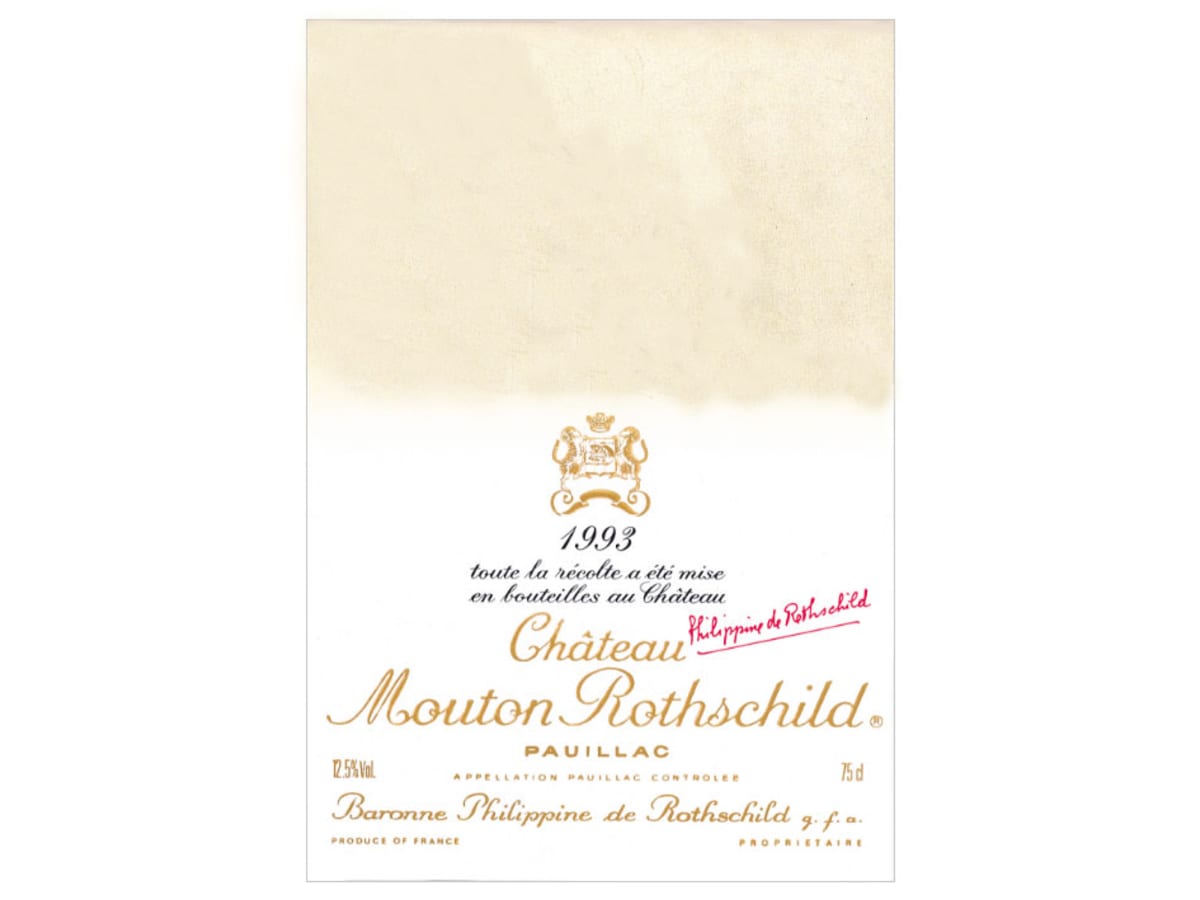 Chateau Mouton Rothschild (US label) 1993 | Wine.com
