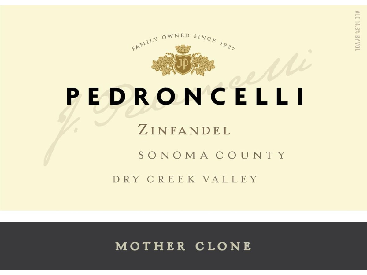 Pedroncelli Mother Clone Zinfandel 2018 | Wine.com
