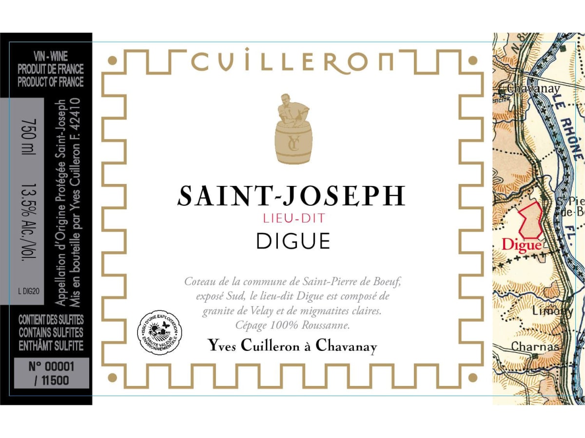 Yves Cuilleron Saint-Joseph Lieu-Dit Digue Blanc 2023 | Wine.com