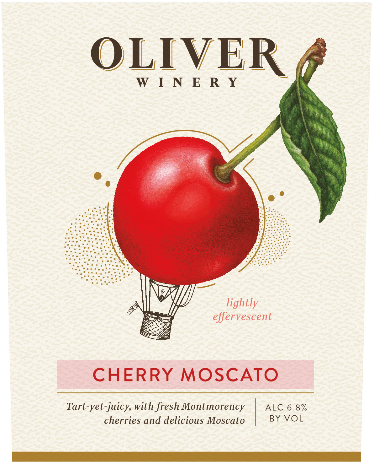 Oliver Winery Cherry Moscato | Wine.com