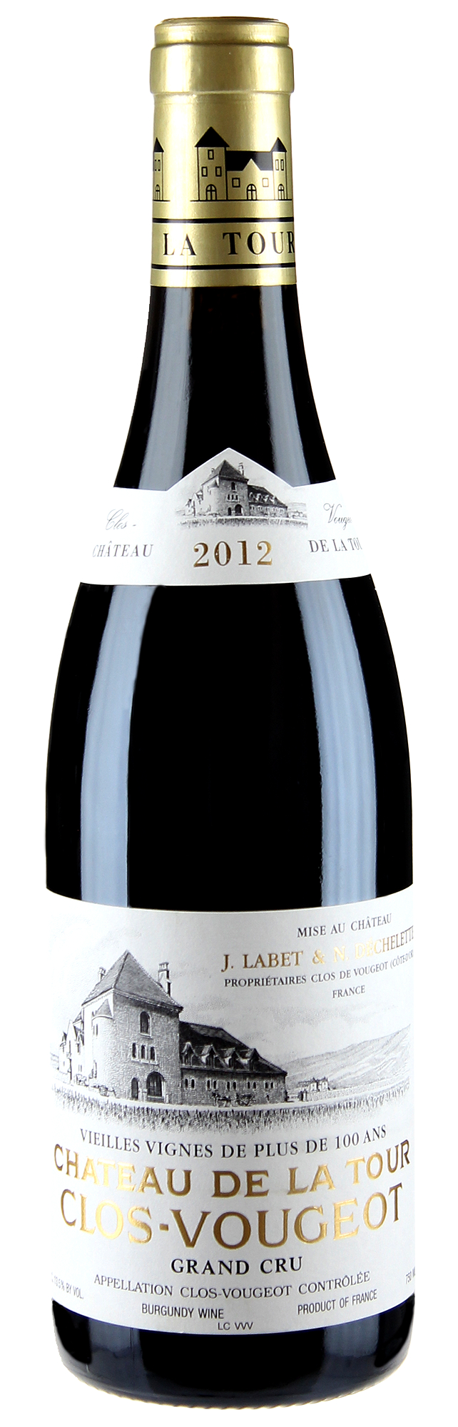Chateau de la Tour Clos Vougeot Vieilles Vignes Grand Cru 2012