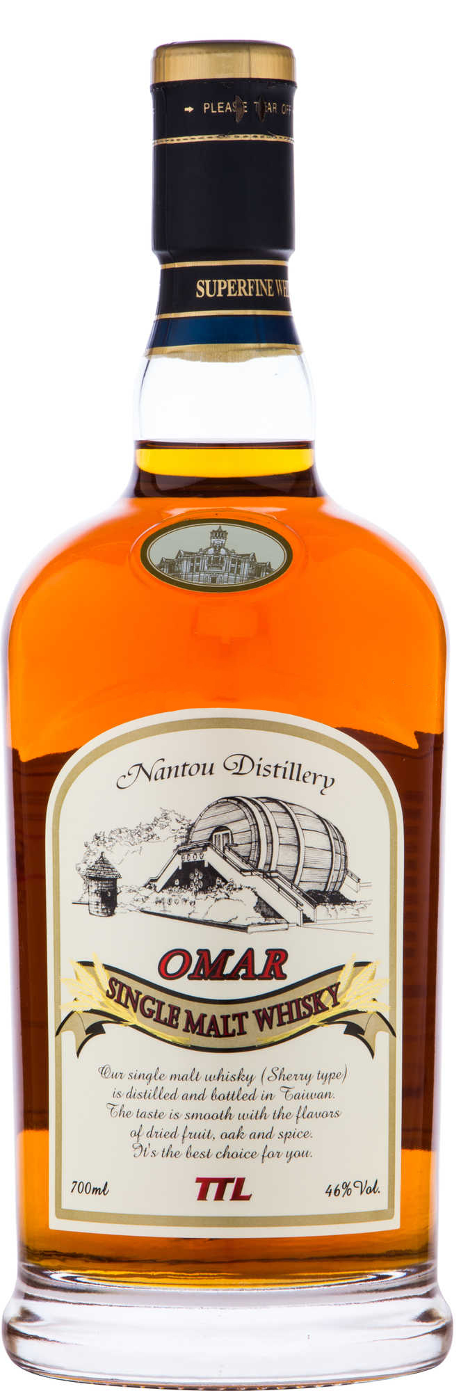 Nantou Omar Sherry Cask Single Malt Whisky | Wine.com