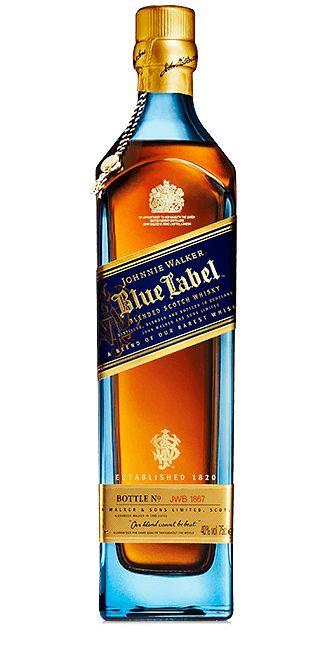 Johnnie Walker Blue Label Blended Scotch Whisky with Gift Box