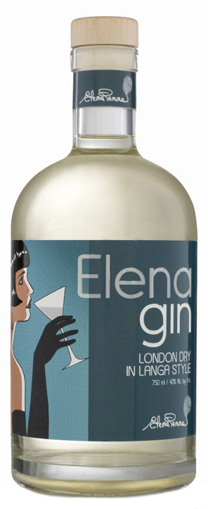Elena Penna London Dry Gin in Langa Style (700ML) | Wine.com