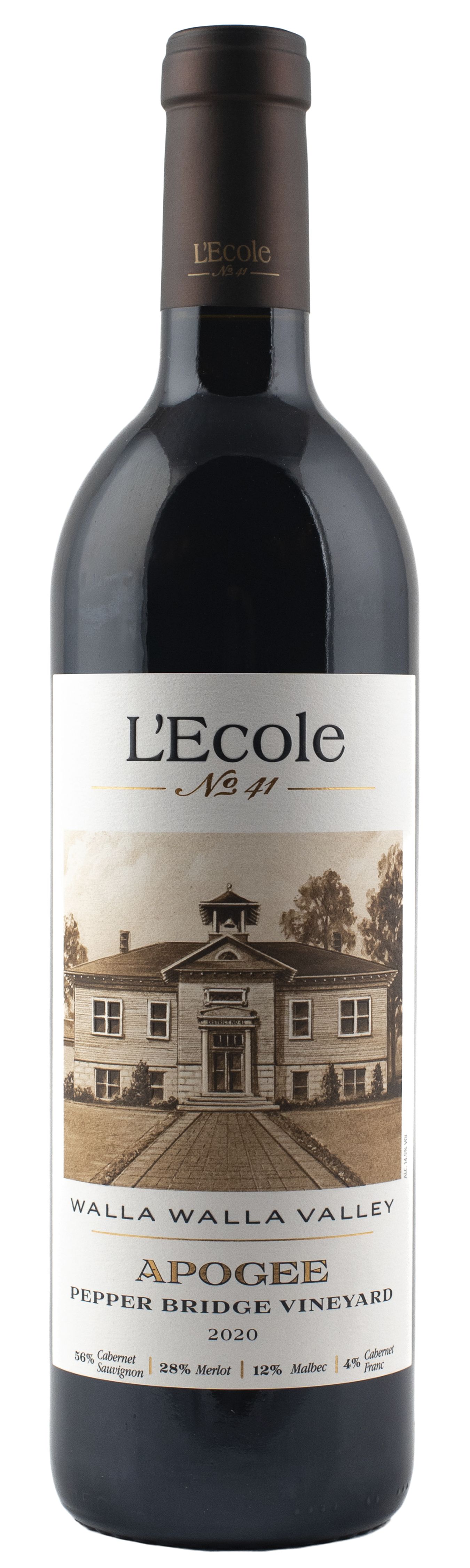 L'Ecole 41 Pepper Bridge Vineyard Apogee 2020 | Wine.com